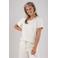 NUKUS T-shirt ecru met lurex