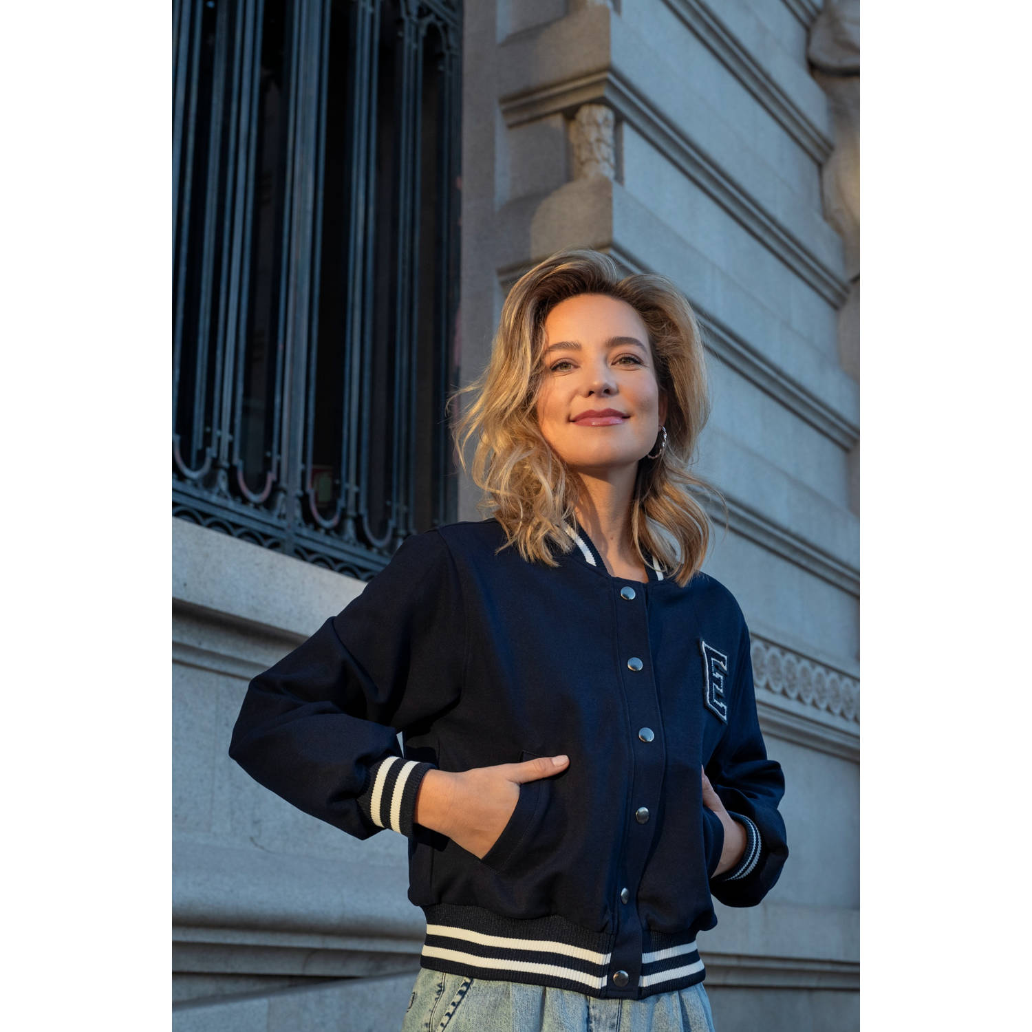 Elvira Collections bomberjack marine