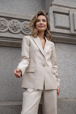 regular blazer crème