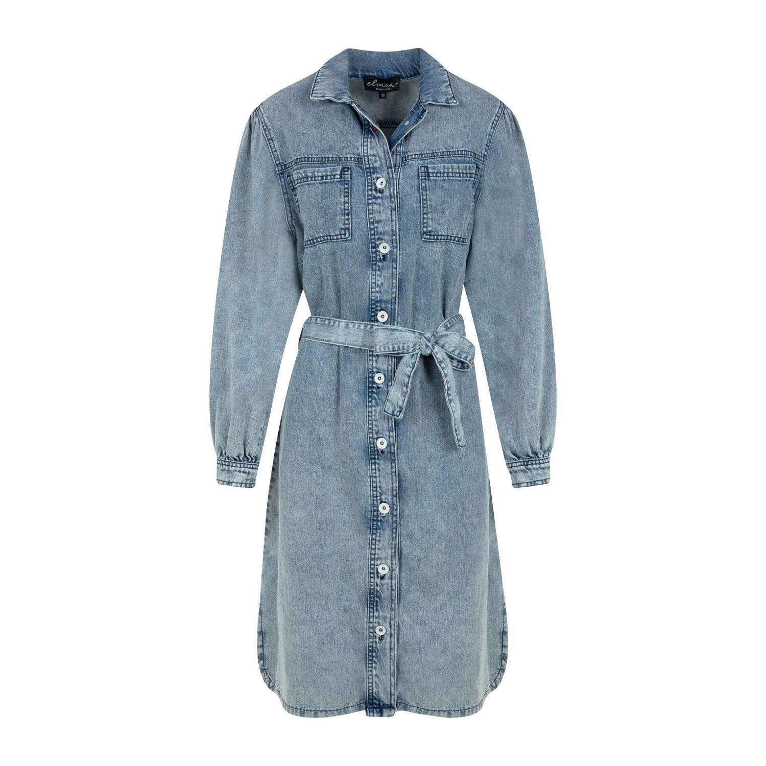 Elvira Collections spijkerjurk light blue denim
