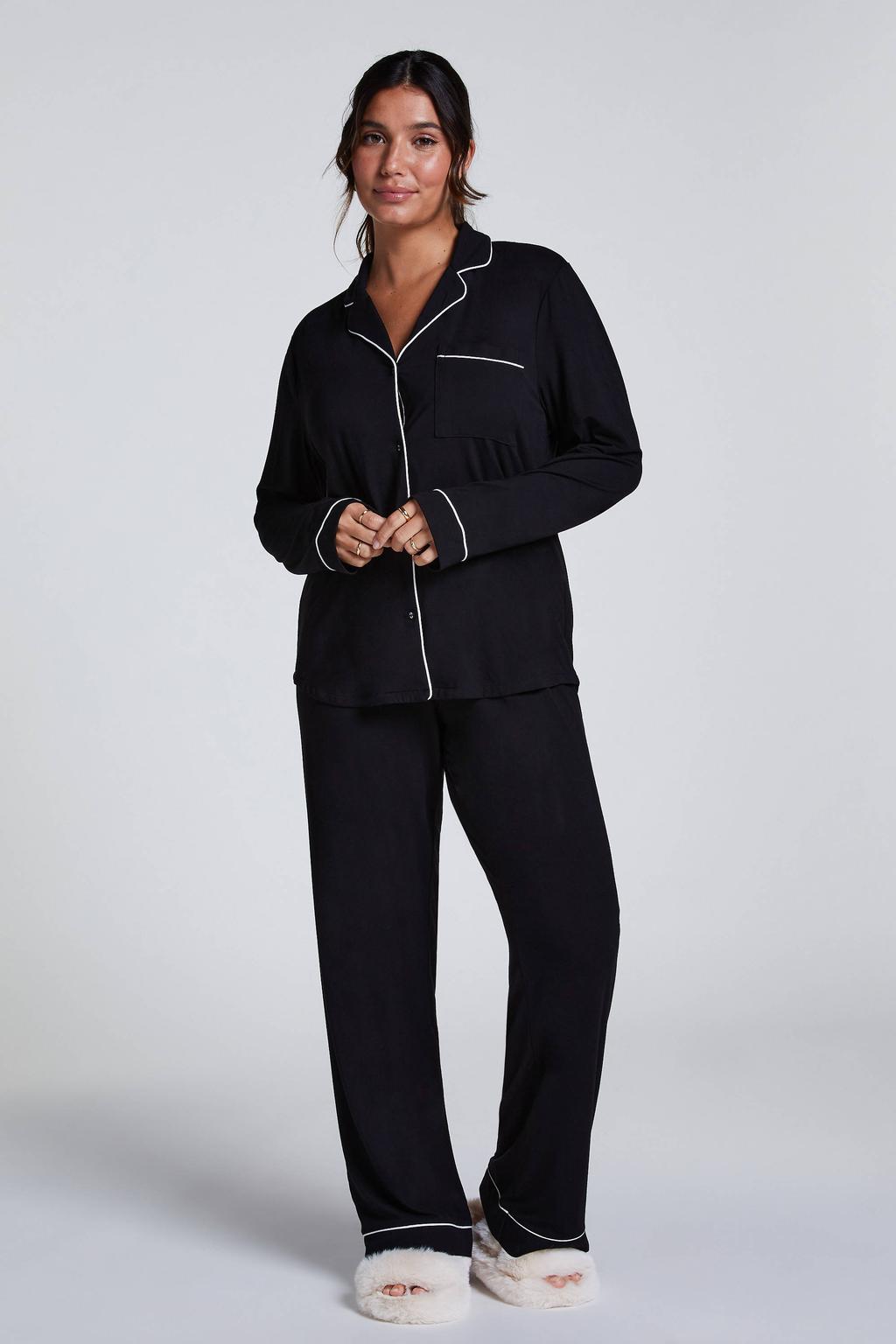 Hunkemöller pyjamatop zwart