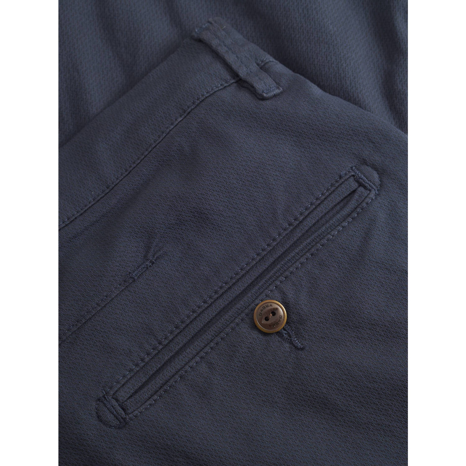 Gabba slim chino donkerblauw