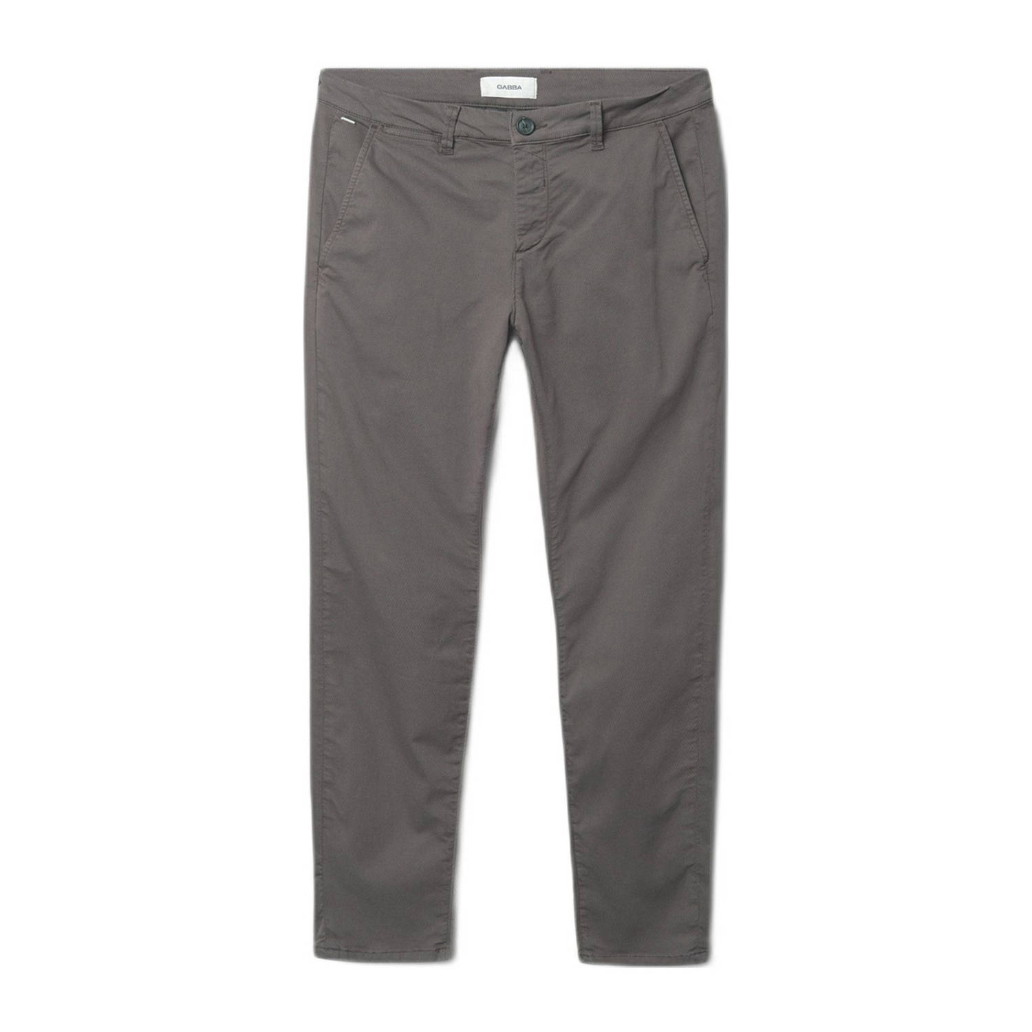 Gabba slim chino grijs
