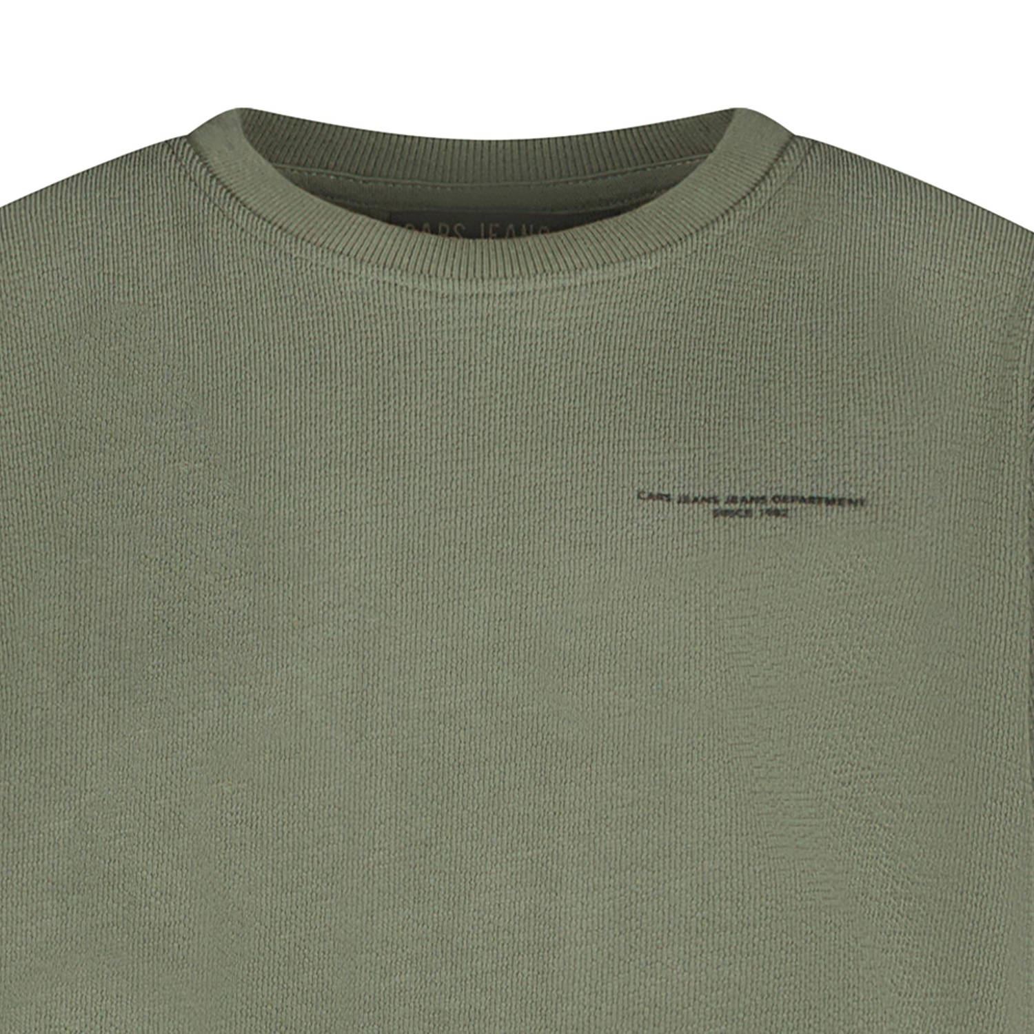 Cars T-shirt met short van badstof olijfgroen (set van 2)