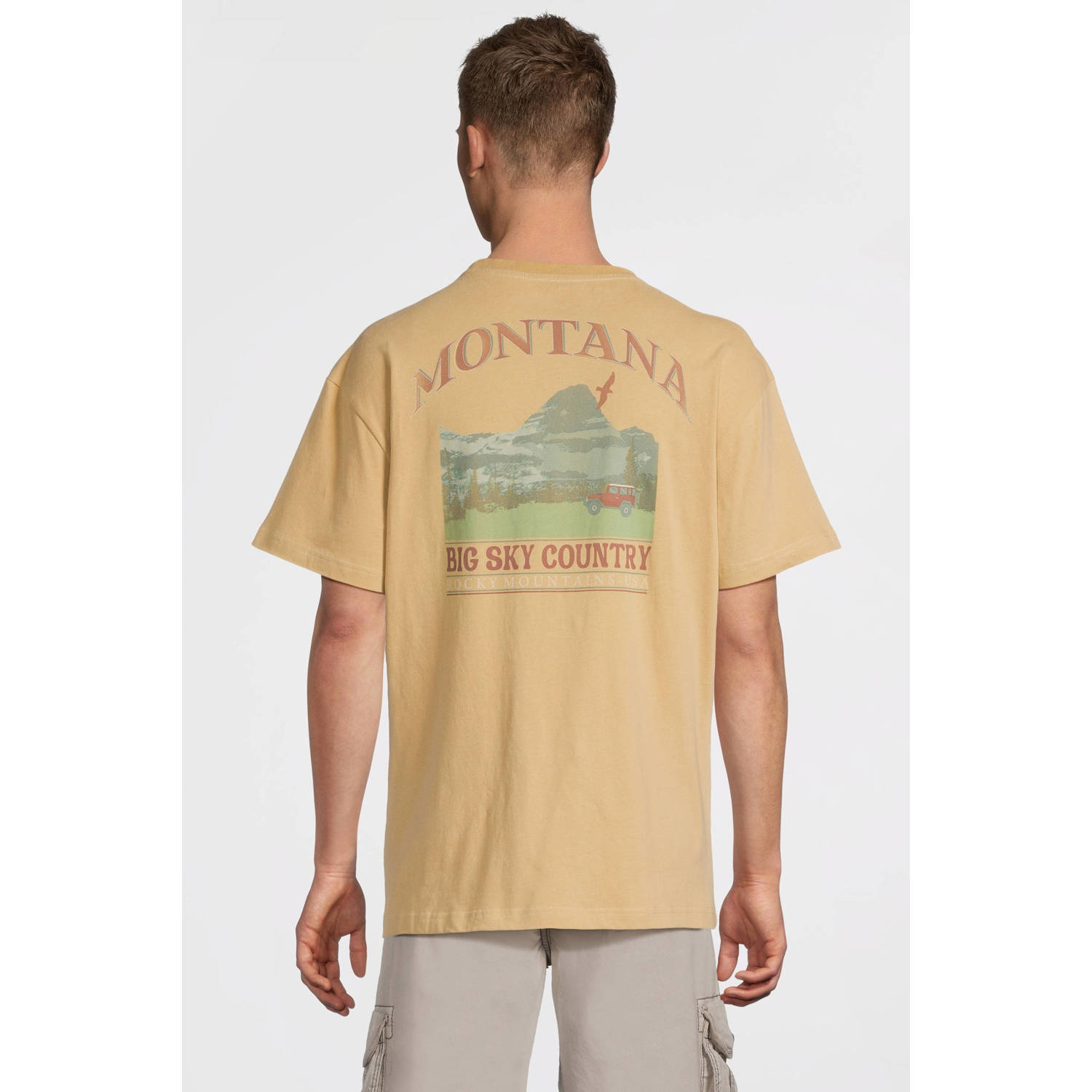 Cars T-shirt beige
