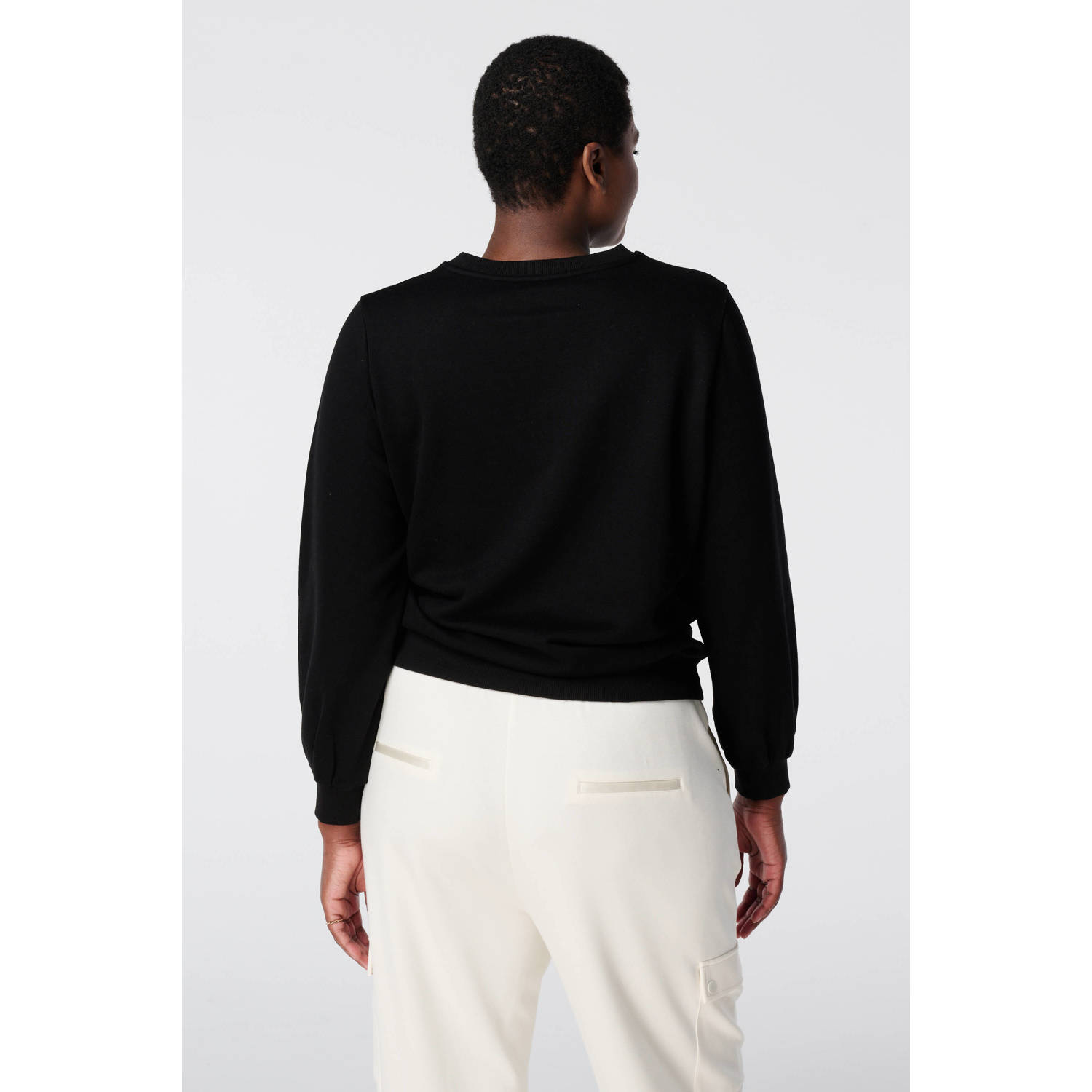 MS Mode sweater zwart