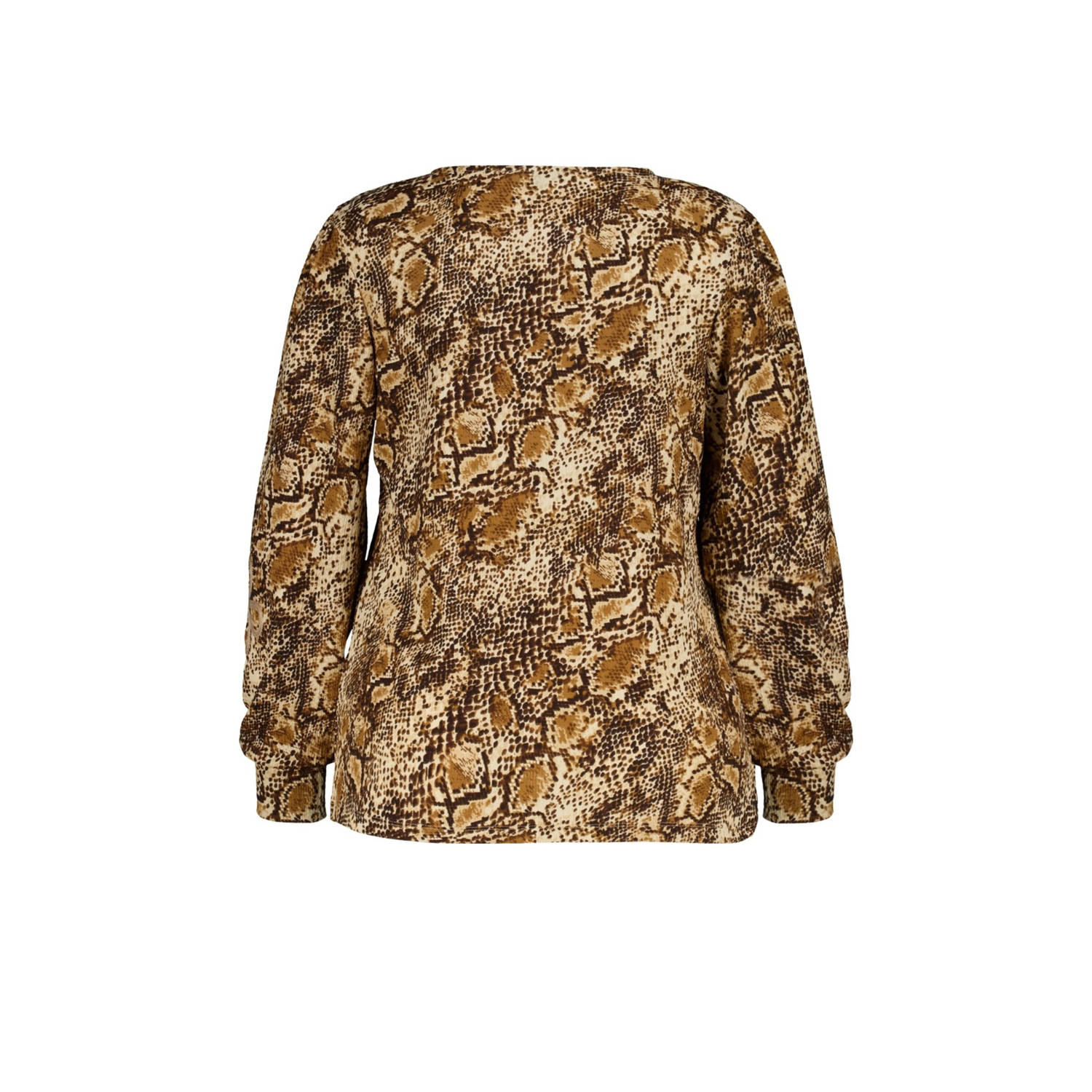 MS Mode blousetop bruin