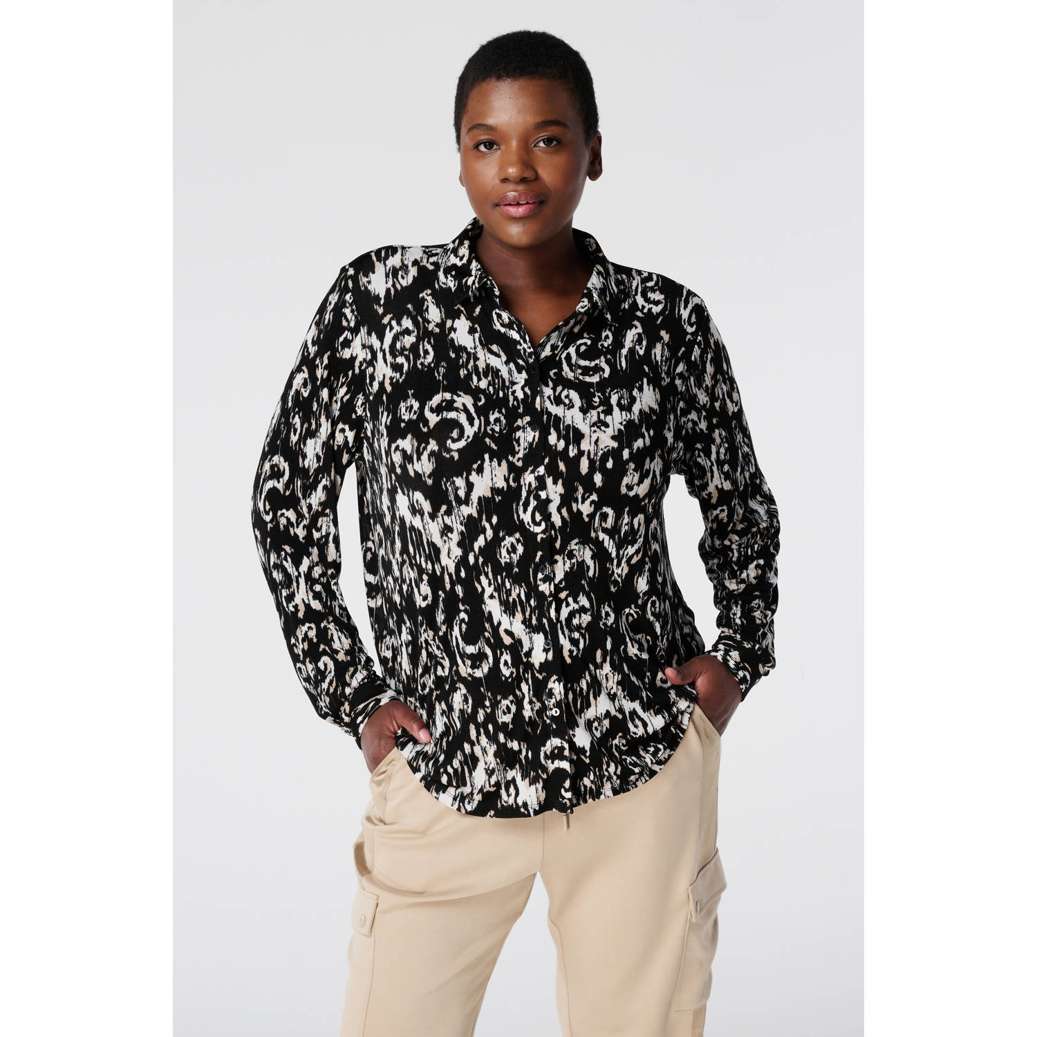 MS Mode blouse zwart