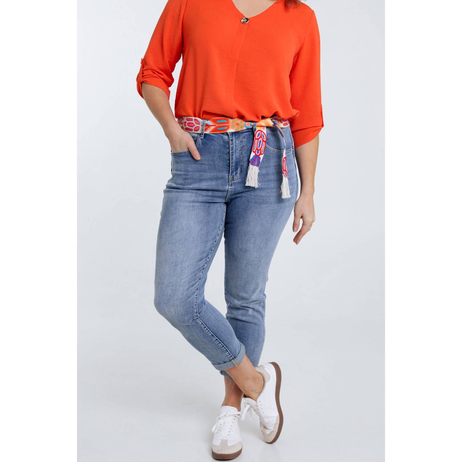 Paprika dark blue denim