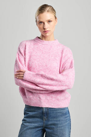 trui roze gebreid