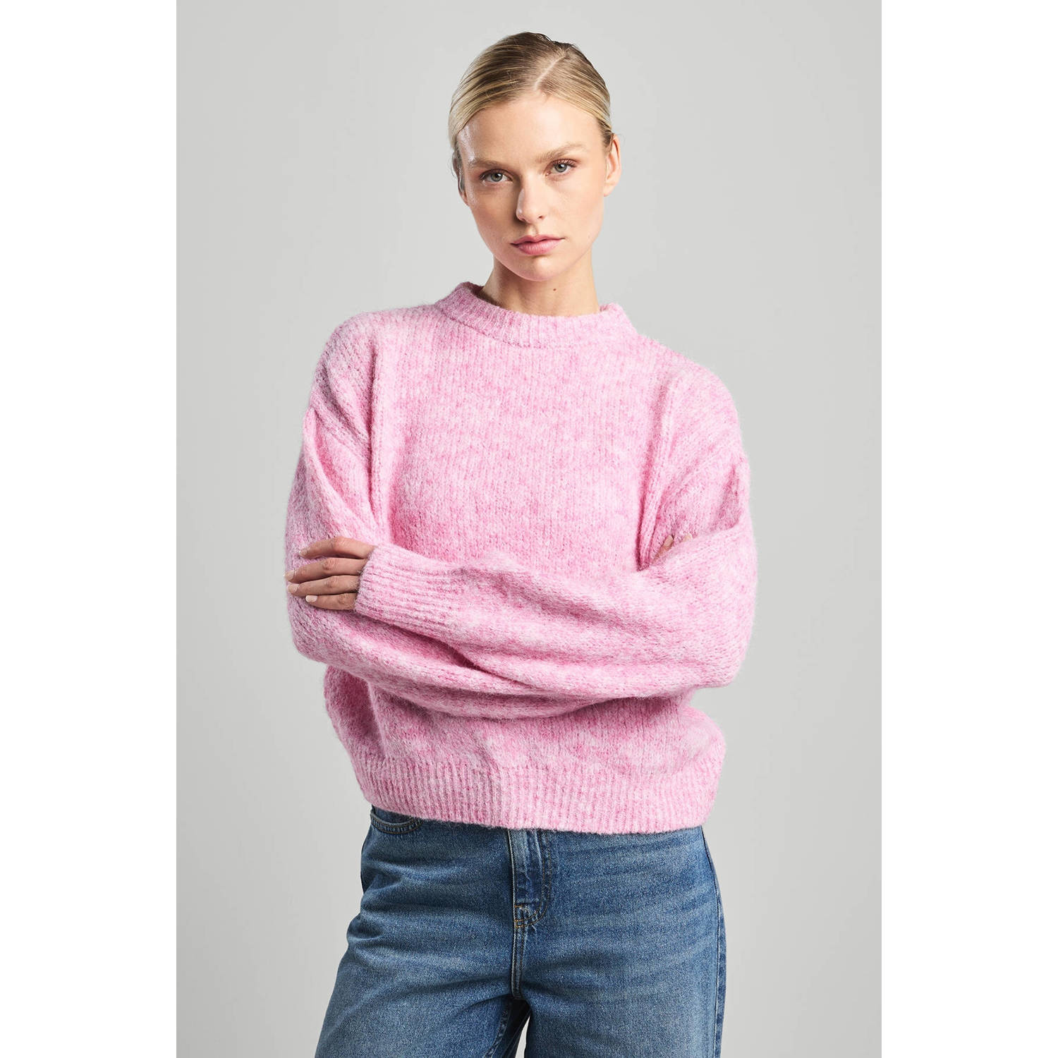 America Today trui roze gebreid