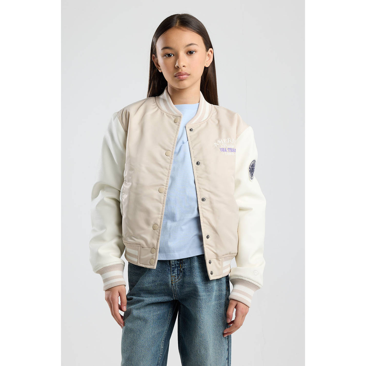 America Today bomberjack zomer beige