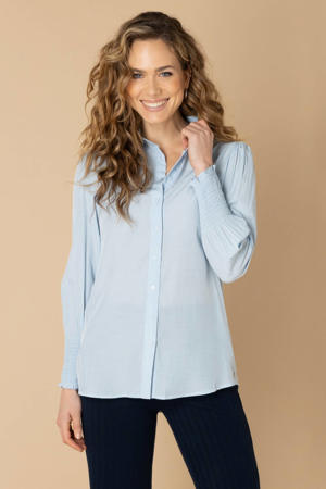 blouse lichtblauw