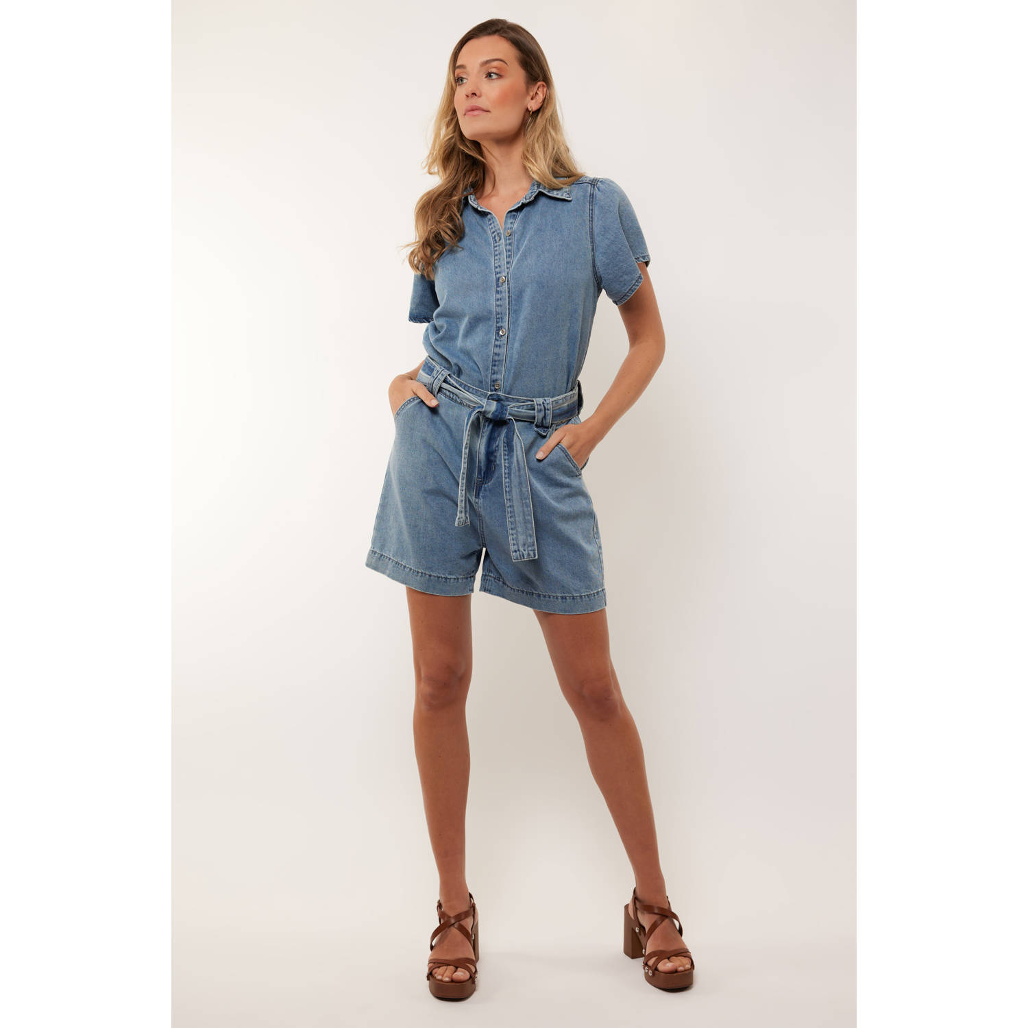 G-maxx denim short medium blue denim
