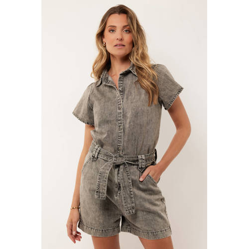 G-maxx blouse grey denim afbeelding