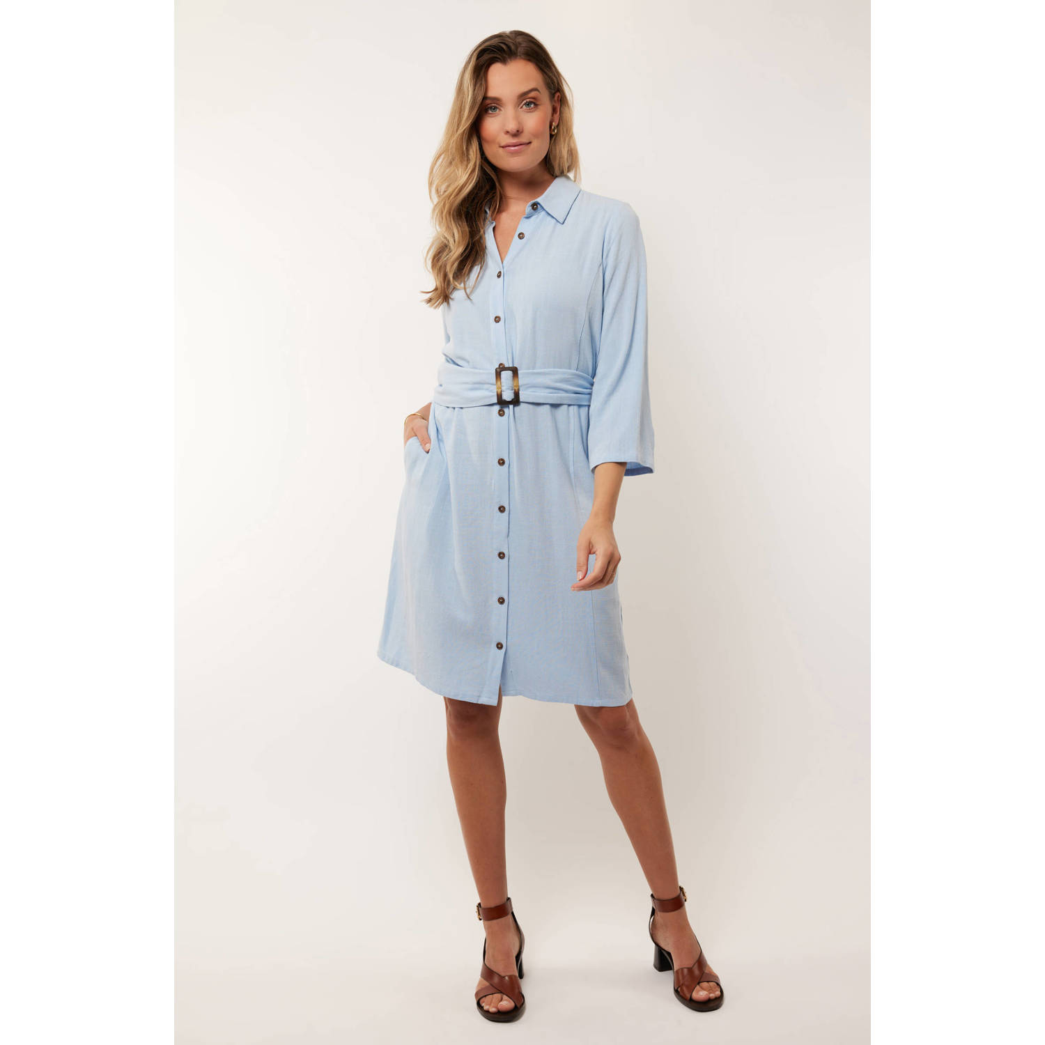 G-maxx blousejurk lichtblauw