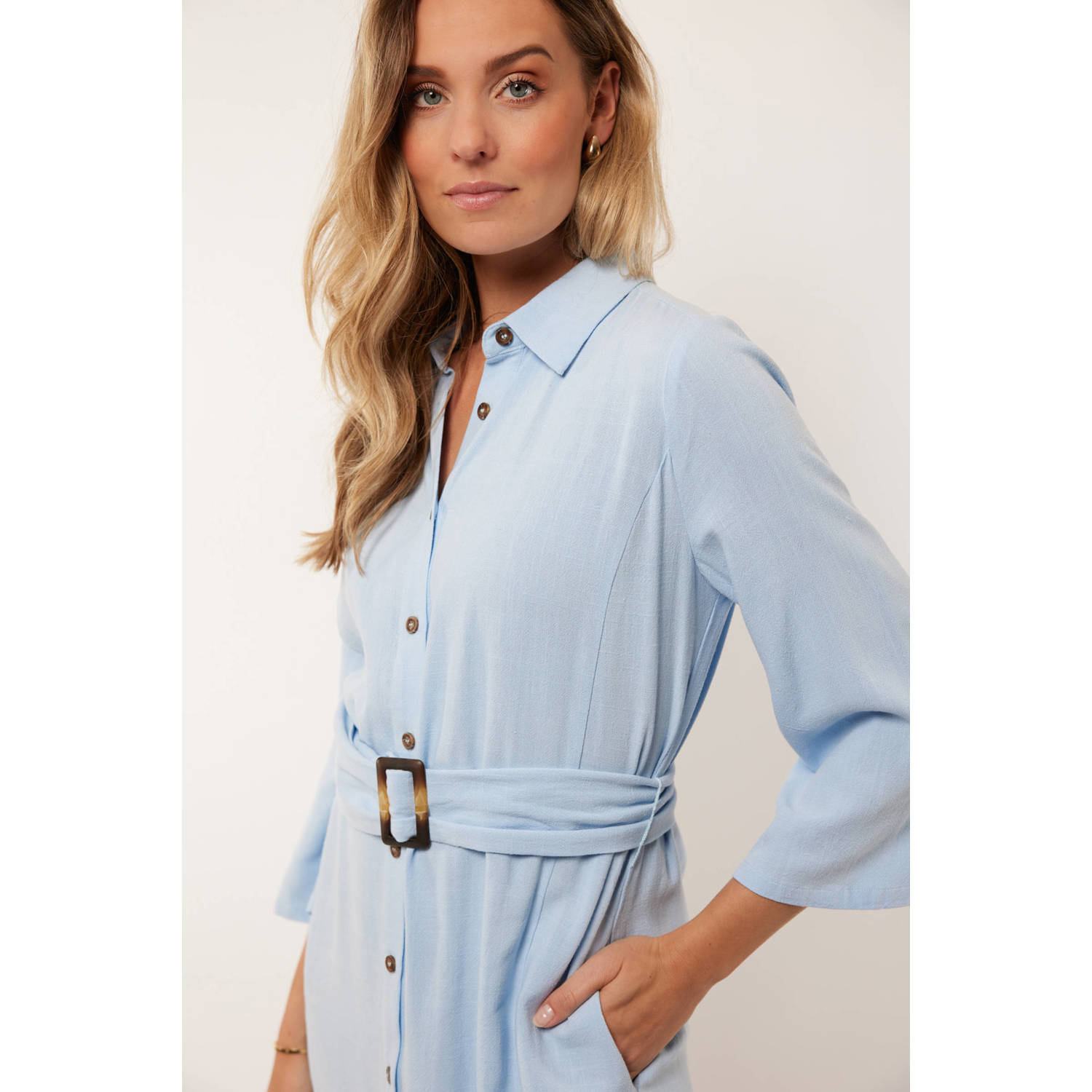 G-maxx blousejurk lichtblauw