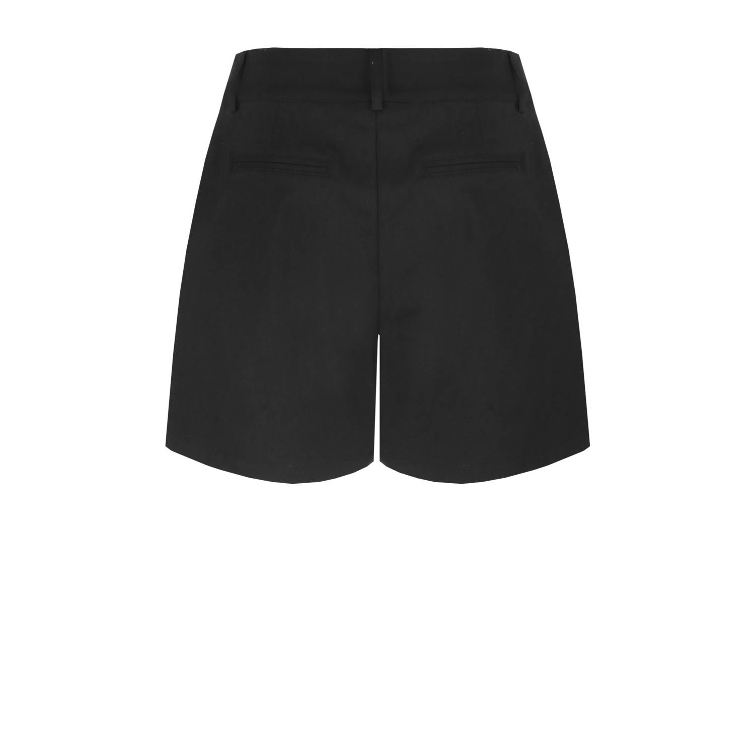 G-maxx wide leg high waist chino short zwart