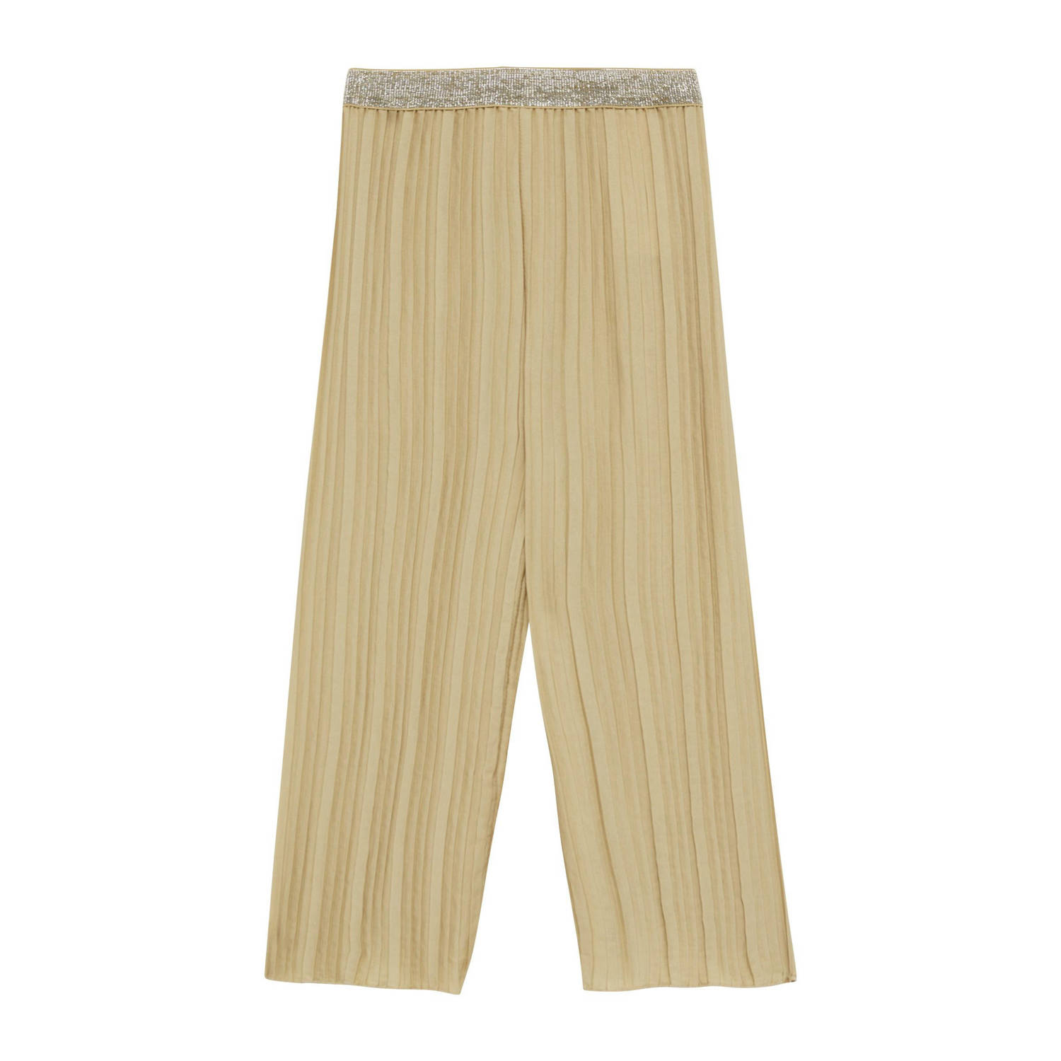 s.Oliver wide leg casual broek beige