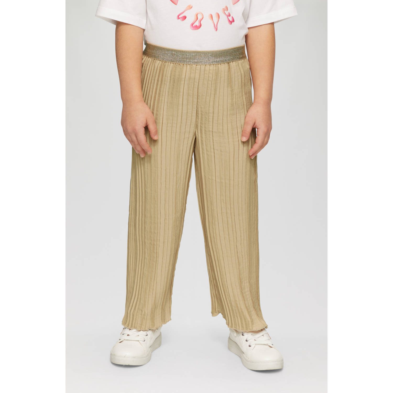 S.Oliver RED LABEL Loose fit ruime broek met effectgaren