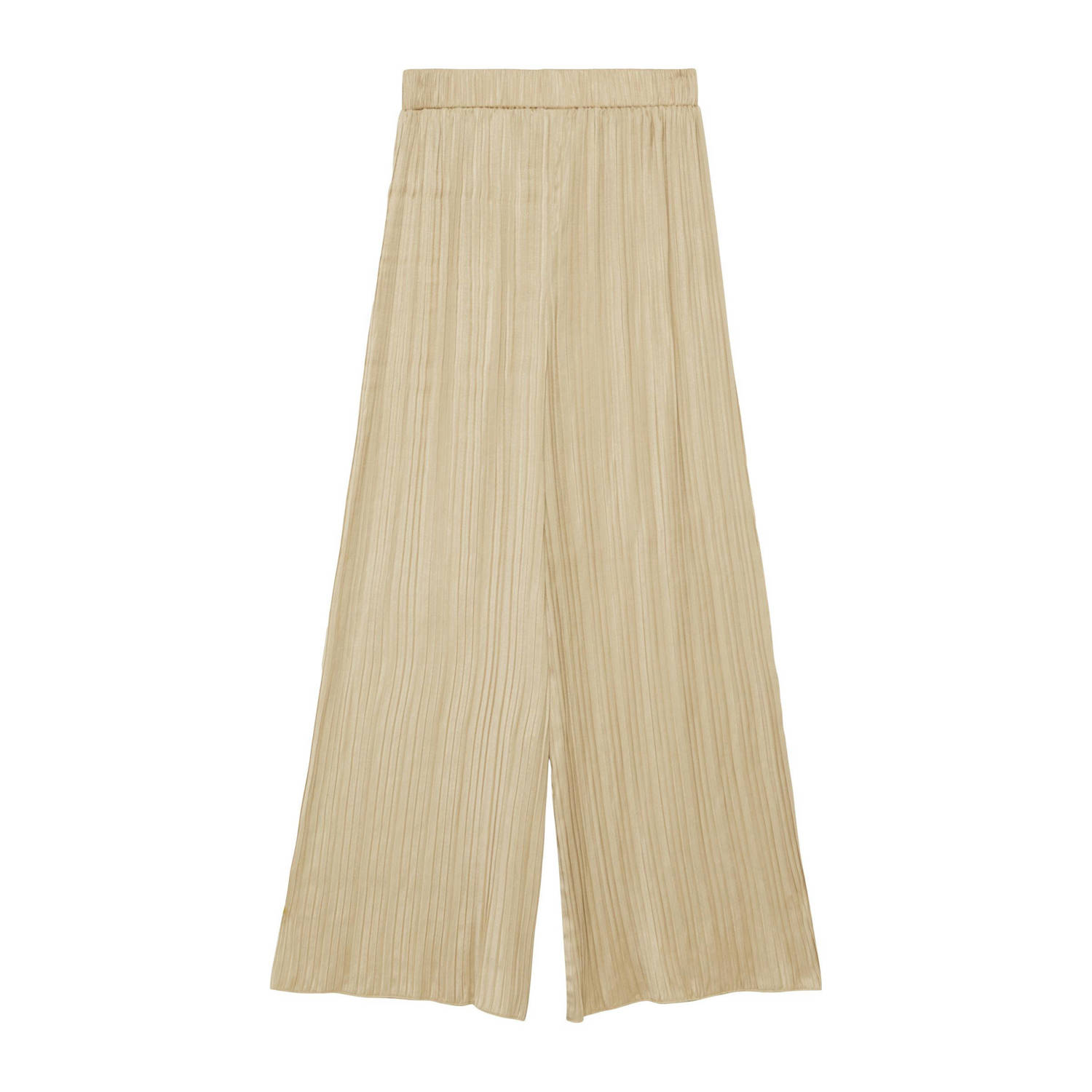 s.Oliver wide leg casual broek beige