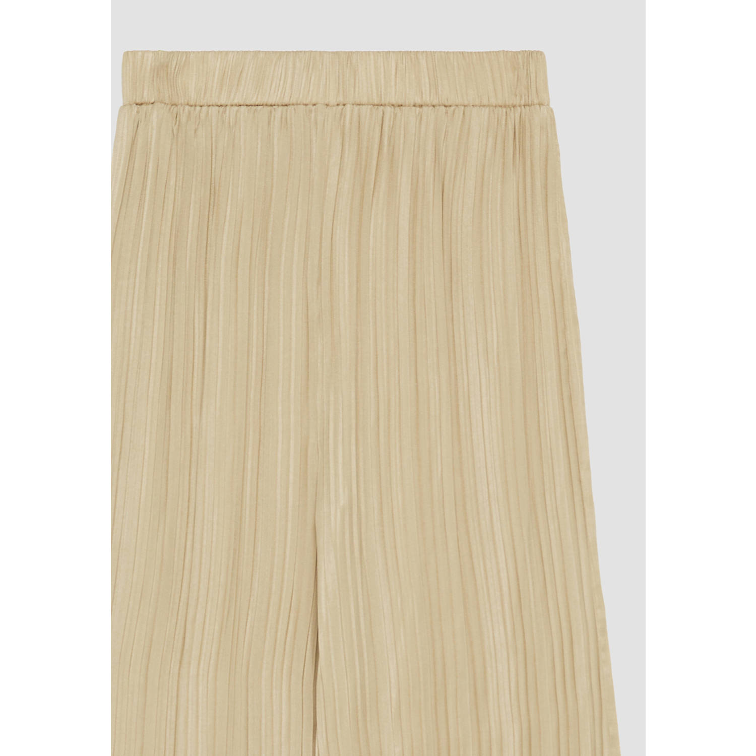 s.Oliver wide leg casual broek beige