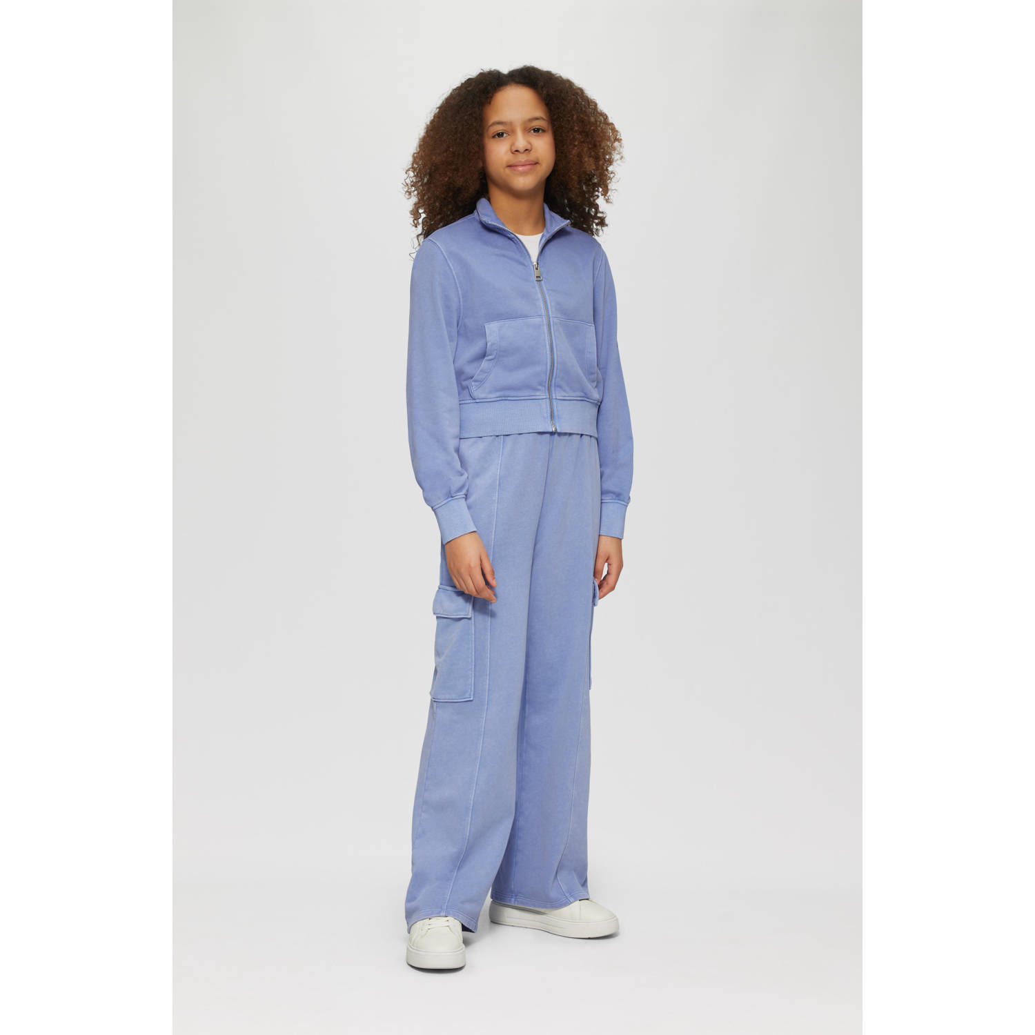 s.Oliver cargo broek blauw