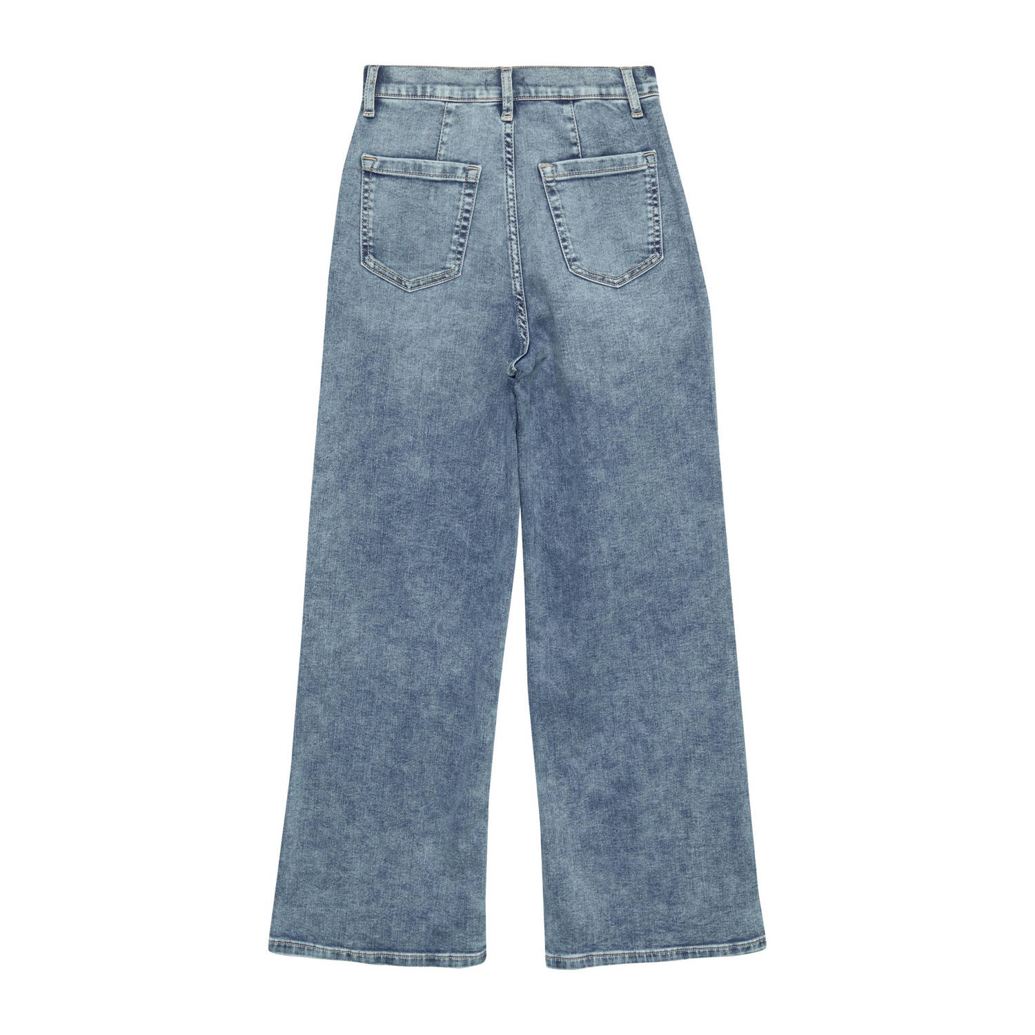 s.Oliver wide leg high waist jeans medium blue denim