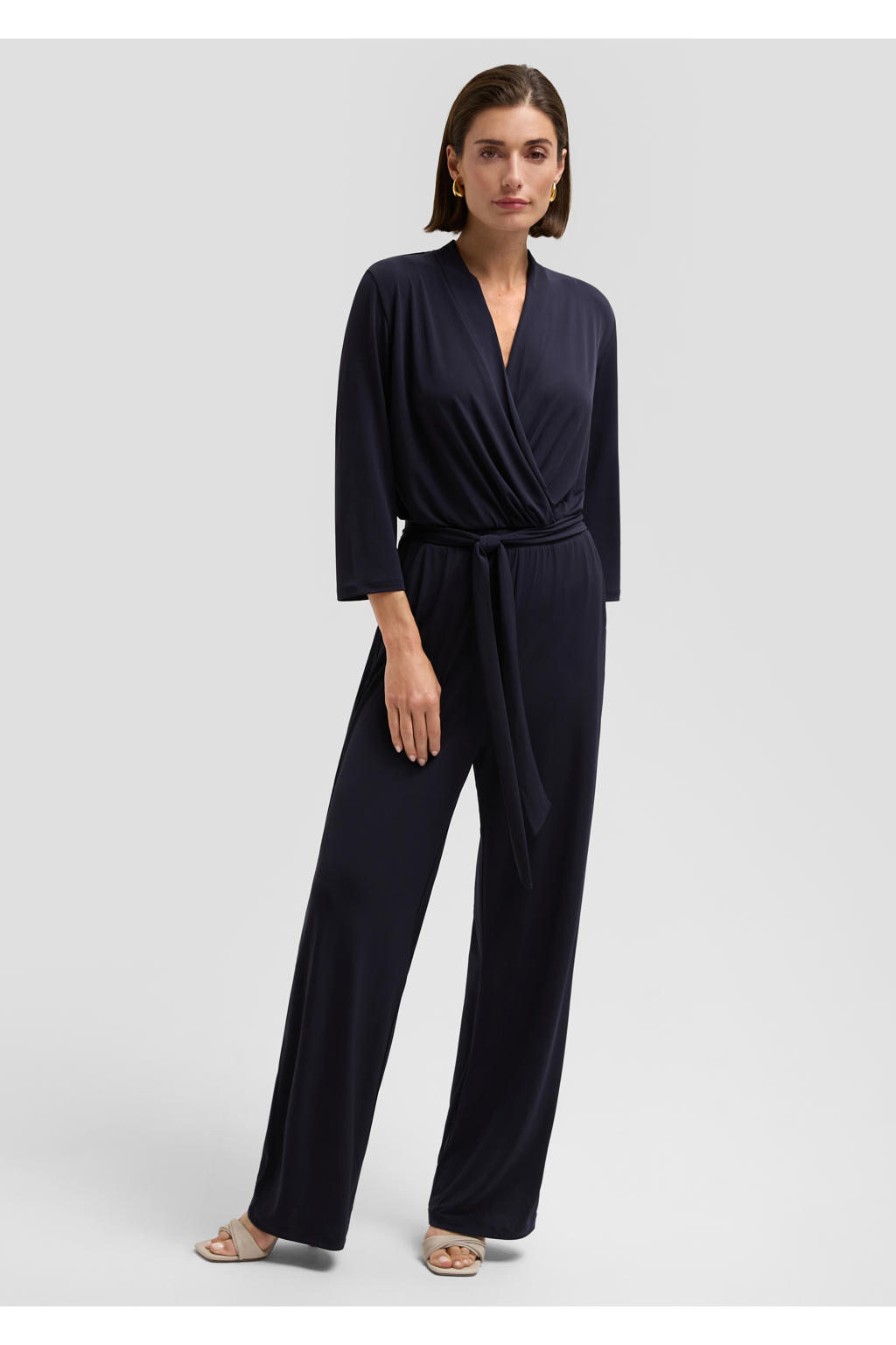 s.Oliver BLACK LABEL jumpsuit marineblauw