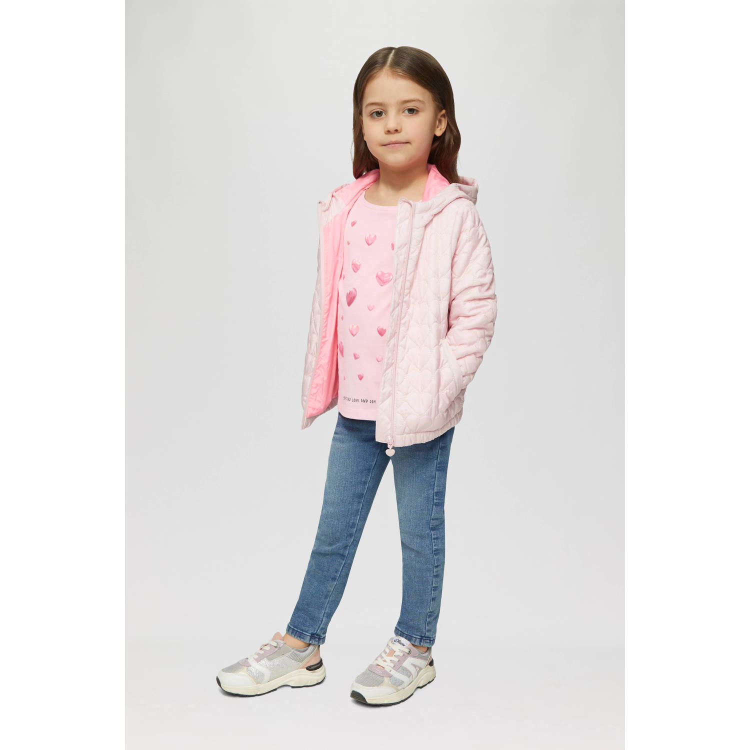 S.Oliver RED LABEL Regular fit shirt met lange mouwen van katoenjersey met siliconenprint