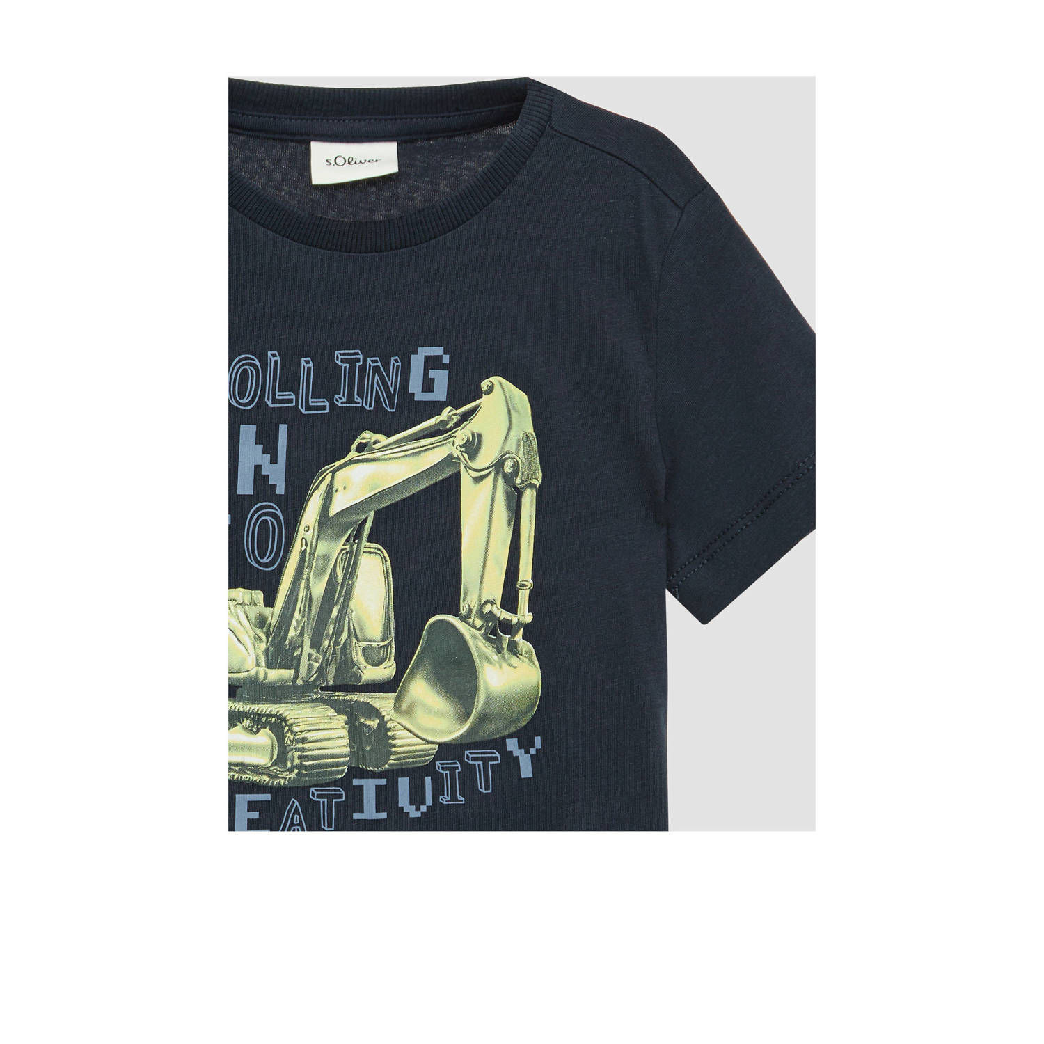 s.Oliver T-shirt blauw