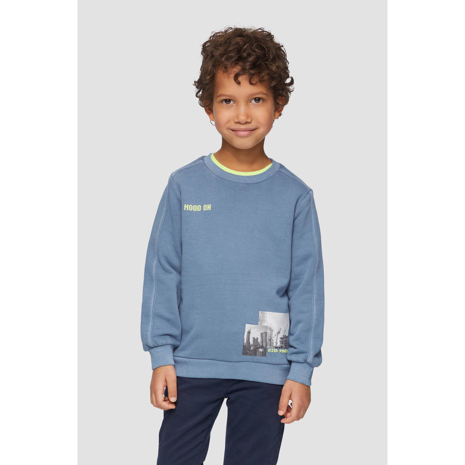 S.Oliver sweater lichtblauw