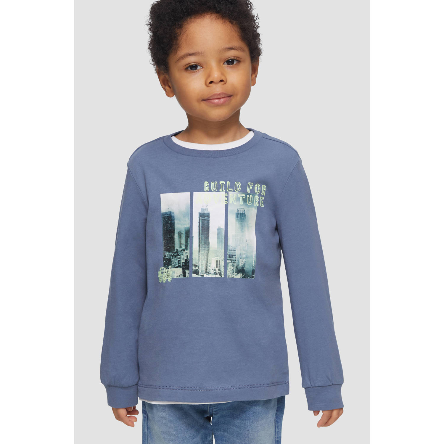 S.Oliver sweater lichtblauw