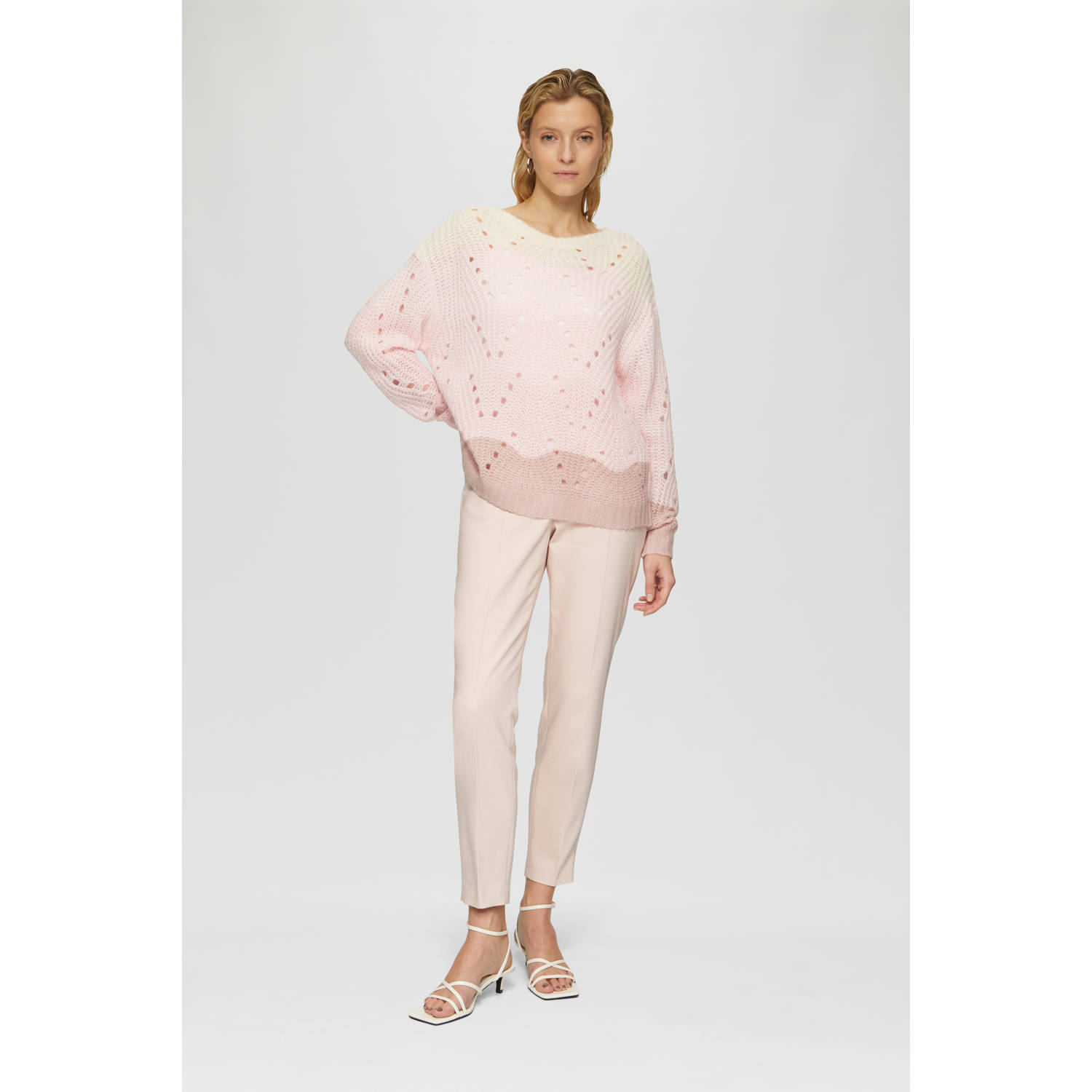 s.Oliver BLACK LABEL gebreide trui roze