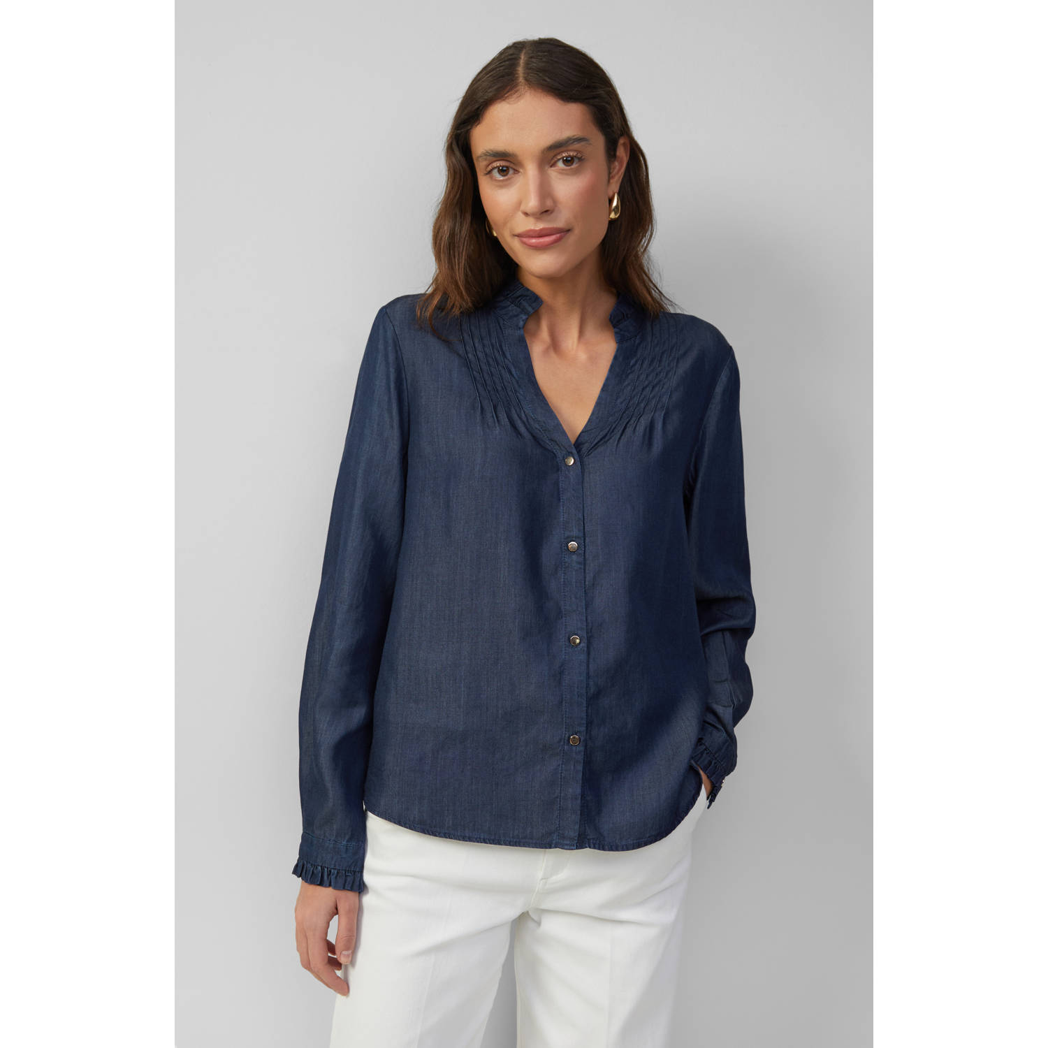 S.Oliver BLACK LABEL blouse dark blue denim
