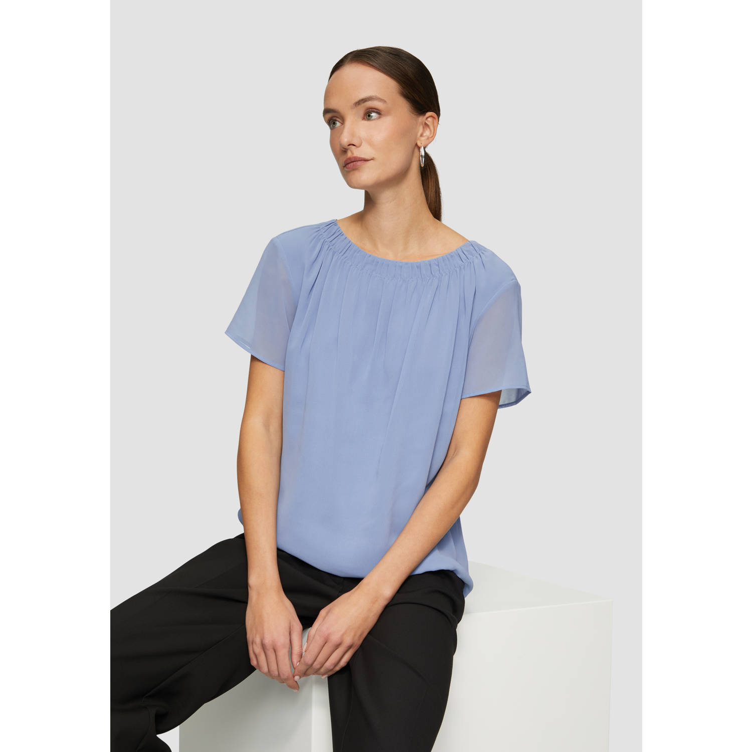 S.Oliver BLACK LABEL top blauw