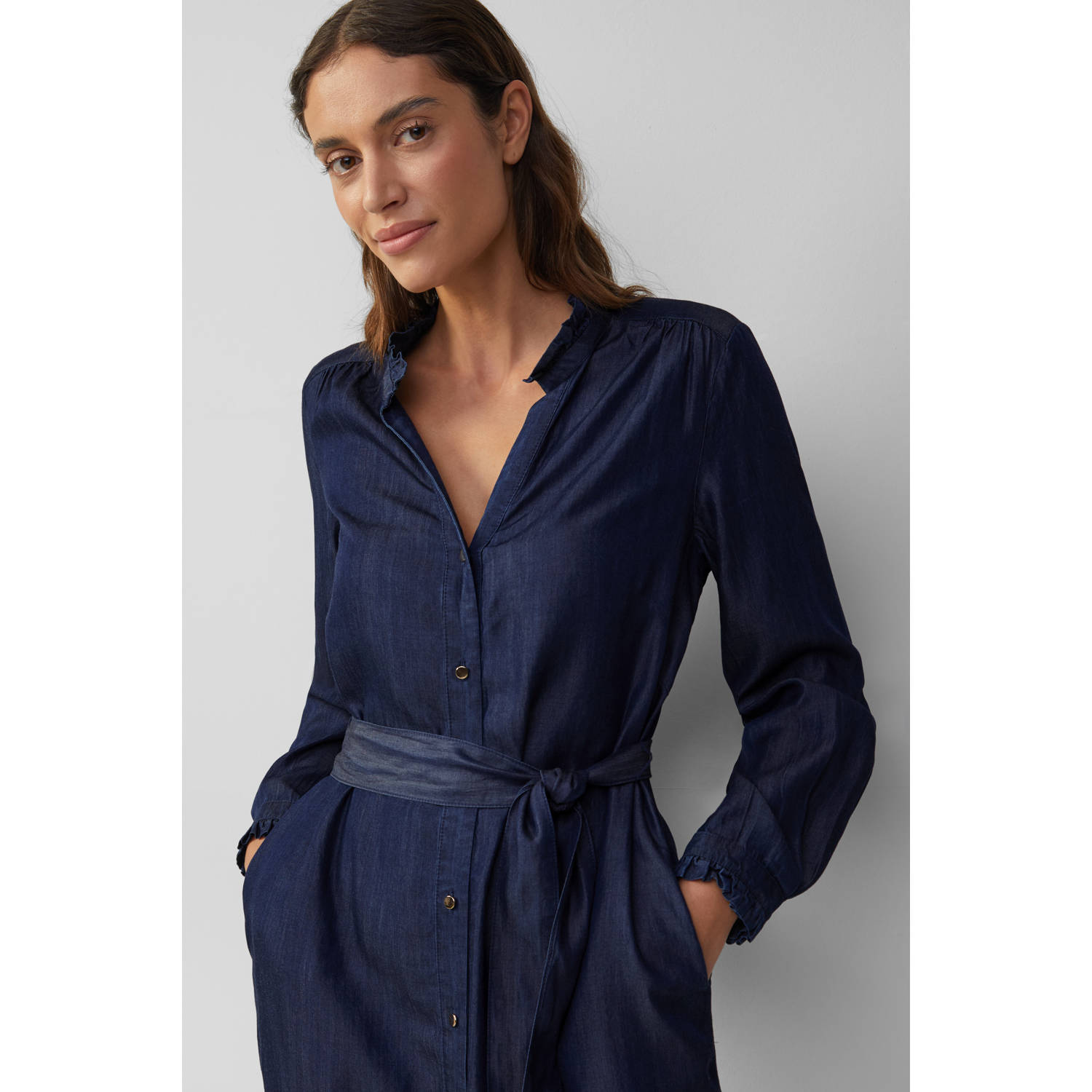 S.Oliver BLACK LABEL blousejurk dark blue denim