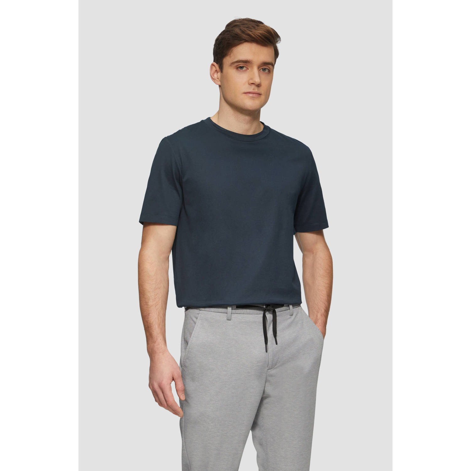 S.Oliver BLACK LABEL Regular fit T-shirt van puur katoen