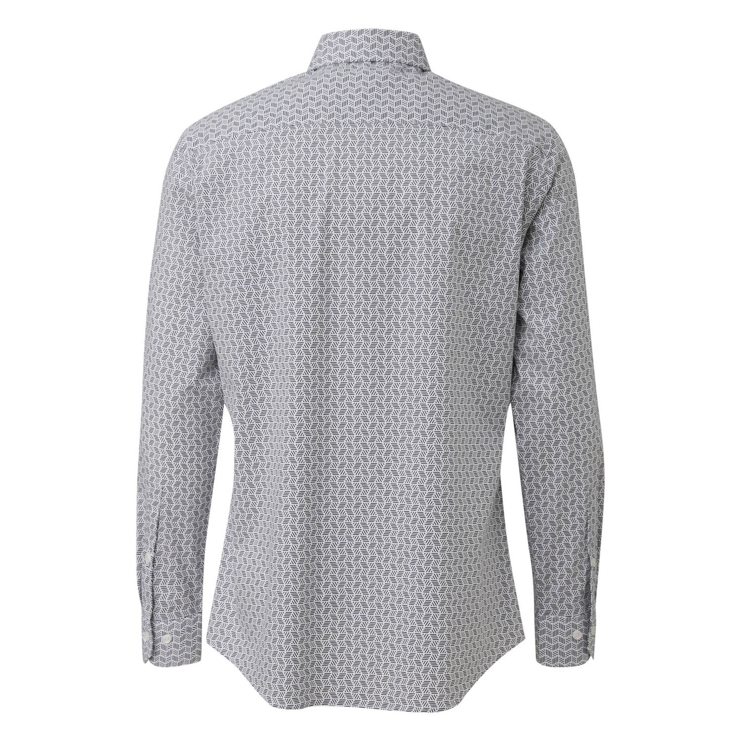 s.Oliver BLACK LABEL casual overhemd blauw
