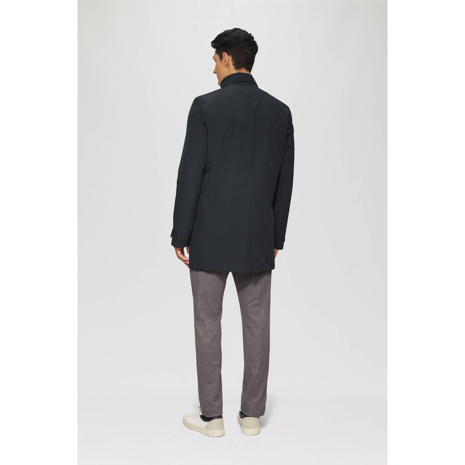 s.Oliver BLACK LABEL manteljas donkerblauw