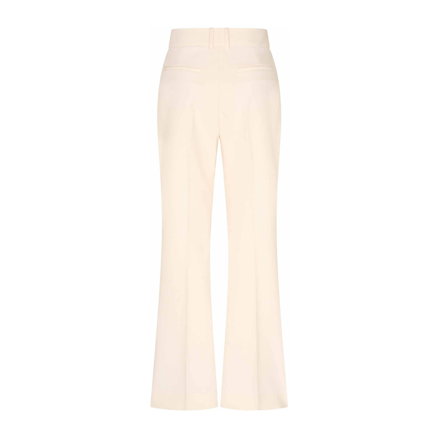 Claudia Sträter wide leg high waist broek ecru