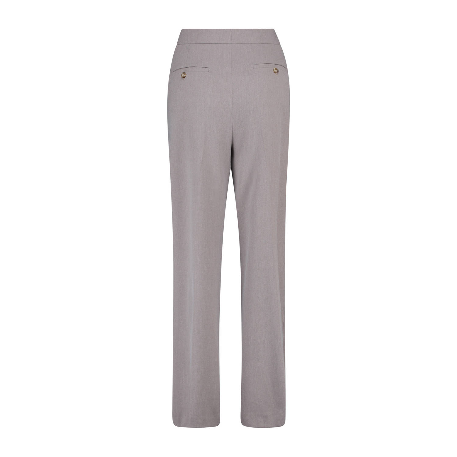 Claudia Sträter wide leg high waist pantalon taupe