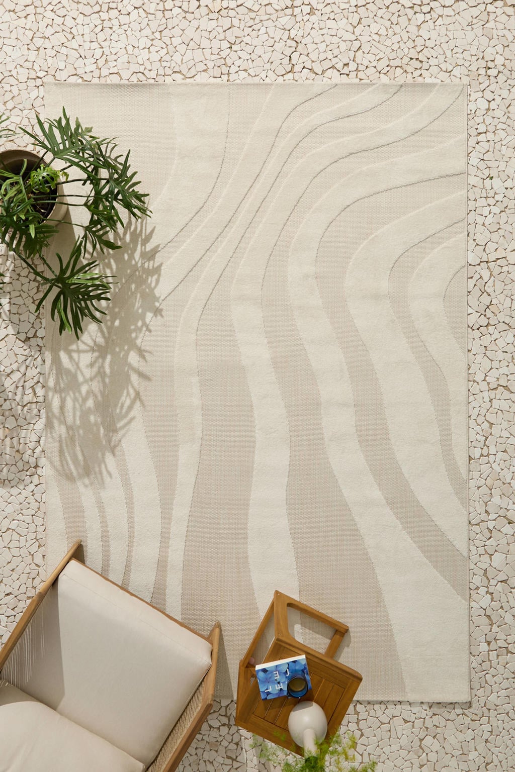 NOUS Living binnen- en buitenvloerkleed Tahlita (290x200 cm)