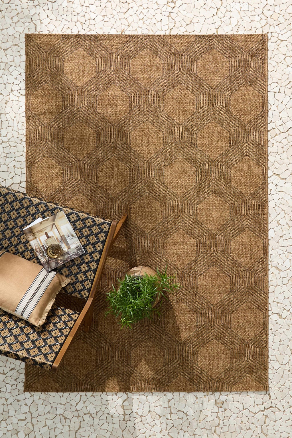 NOUS Living binnen- en buitenvloerkleed Tarviso (230x160 cm)