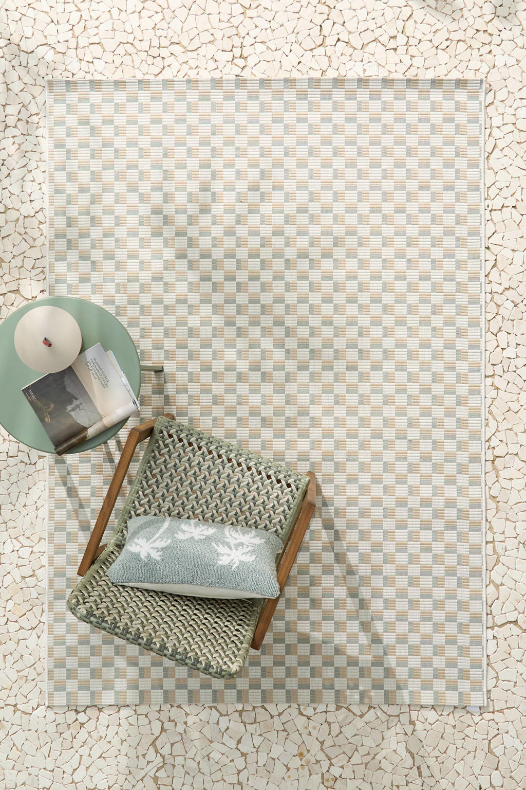 NOUS Living binnen- en buitenvloerkleed (230x160 cm)