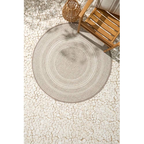 NOUS Living binnen- en buitenvloerkleed Tifara (Ø120 cm) afbeelding