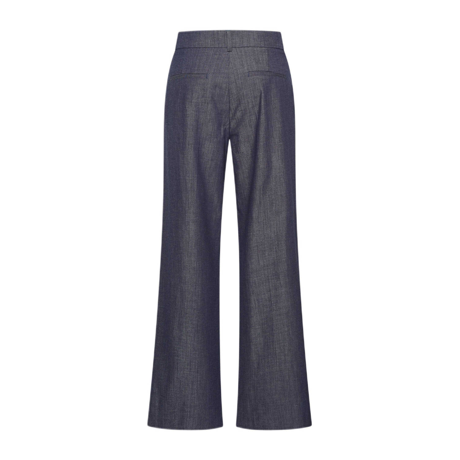 Claudia Sträter high waist wide leg jeans dark blue denim