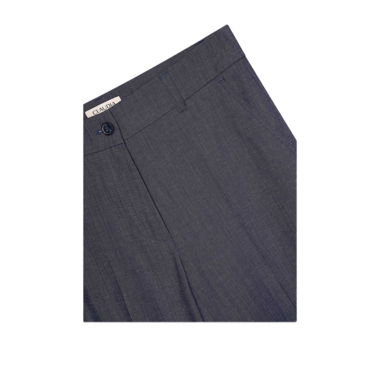 Claudia Sträter high waist wide leg jeans dark blue denim