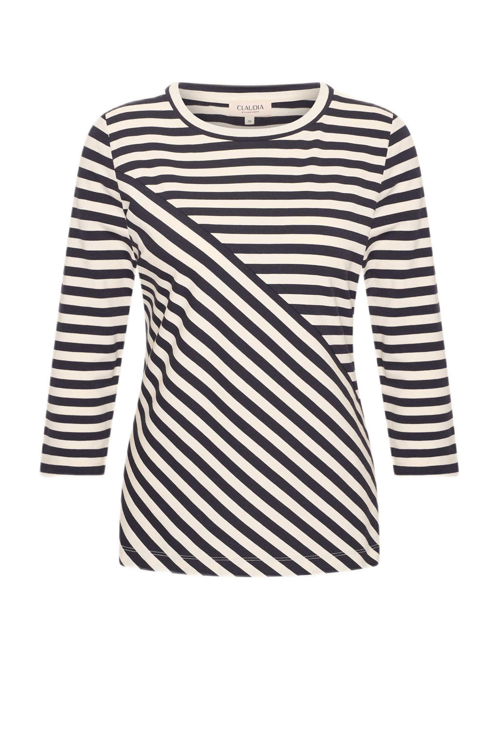 2025 Kerstmis dames casual ronde hals kerst print driekwart mouw T