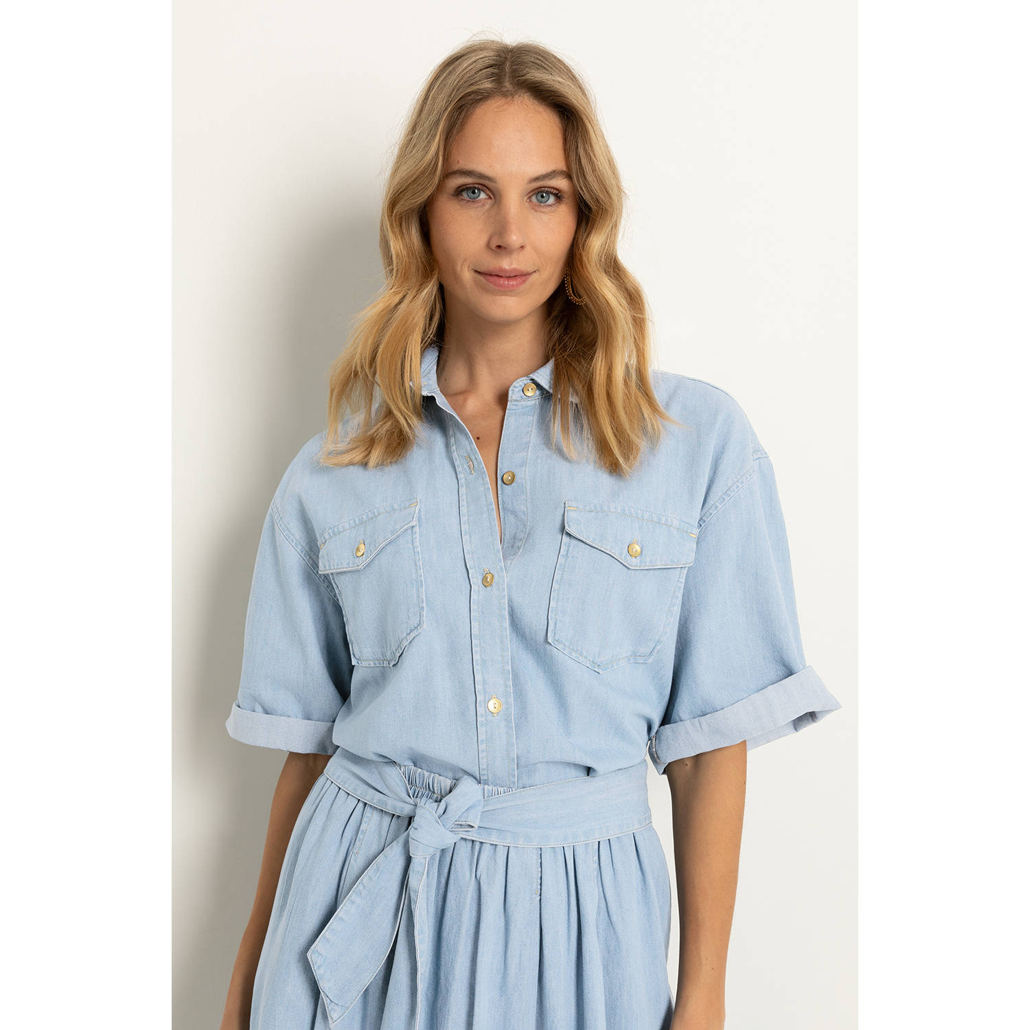 Claudia Sträter CLAUDIA BY CLAUDIA STRÄTER blouse lichtblauw